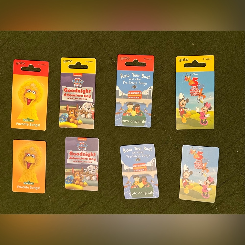 Yoto Cards- OPEN, but like new